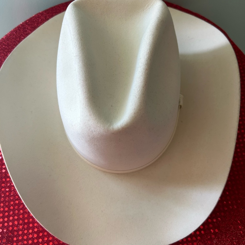 Stockman Western 100% Pure Wool Cowboy Hat EUC worn once